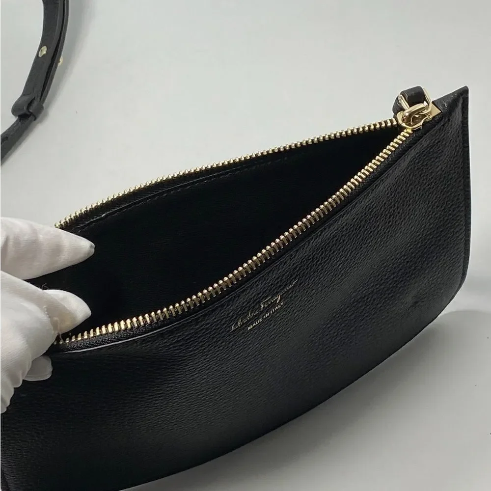 Salvatore Ferragamo Studio Bag Small Leather Satchel